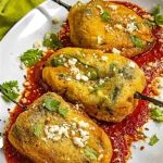 The Best Chiles Rellenos Near Me with Roasted Poblano Peppers Stuffed with Cheese