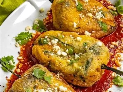 The Best Chiles Rellenos Near Me with Roasted Poblano Peppers Stuffed with Cheese