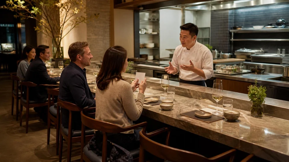 Chef's Counter Seating: Check Heat, Access, Allergies, and Pace