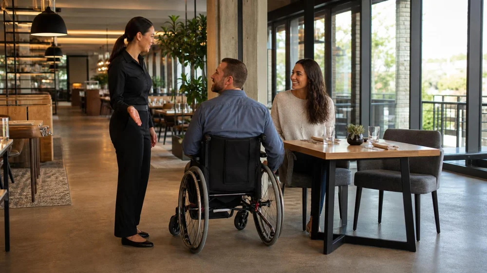 Restaurant Seating Request: Describe Access and Space
