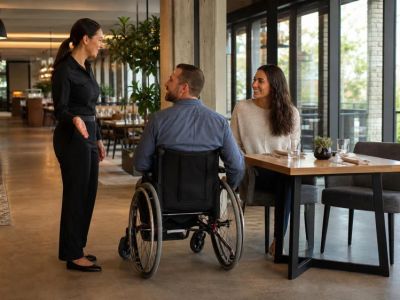 Restaurant Seating Request: Describe Access and Space