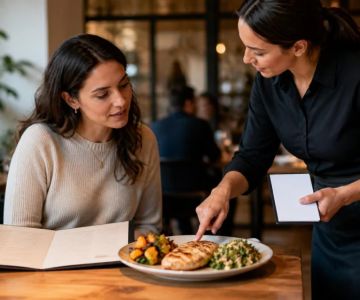 Restaurant Menu Substitution: Confirm Price and Allergens