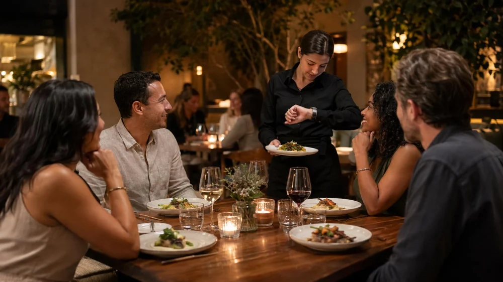 Restaurant Meal Timing: Coordinate Courses Without Rushing