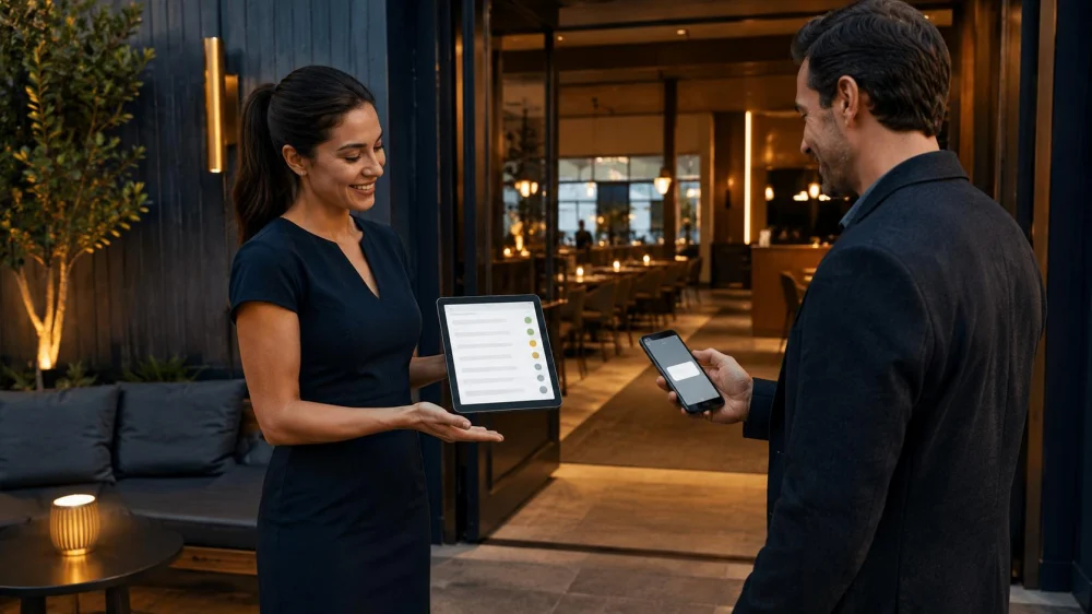Restaurant Waitlist: Confirm Contact, Timing, and Return