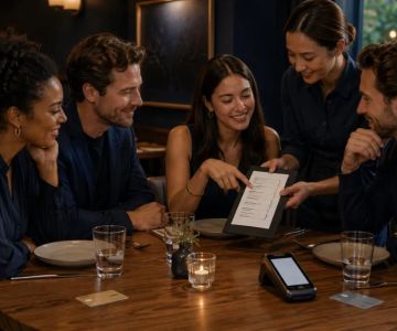 Restaurant Split Check: Agree Items, Fees, and Payment