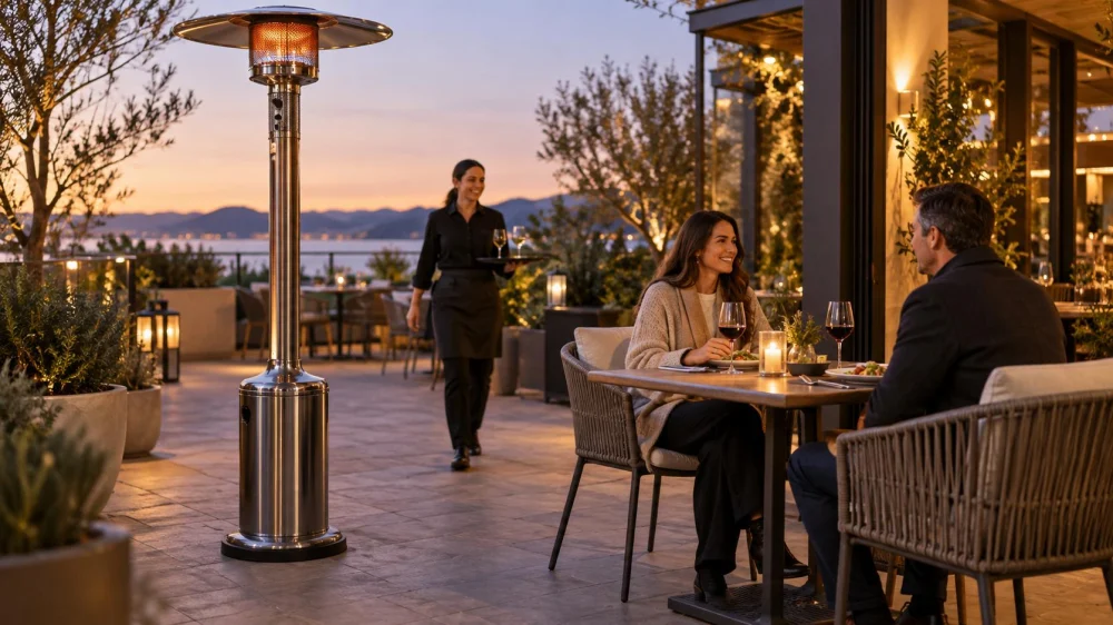 Restaurant Patio Heater: Distance, Comfort, and Safety