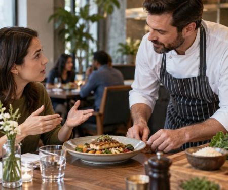 Restaurant Dietary Request: Verify Ingredients and Shared Prep