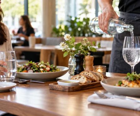 Restaurant Water Service: Still, Sparkling, and Charges