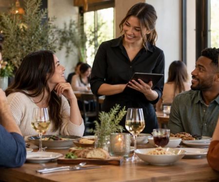 Dining Reservation Change: Party Size, Time, and Confirmation