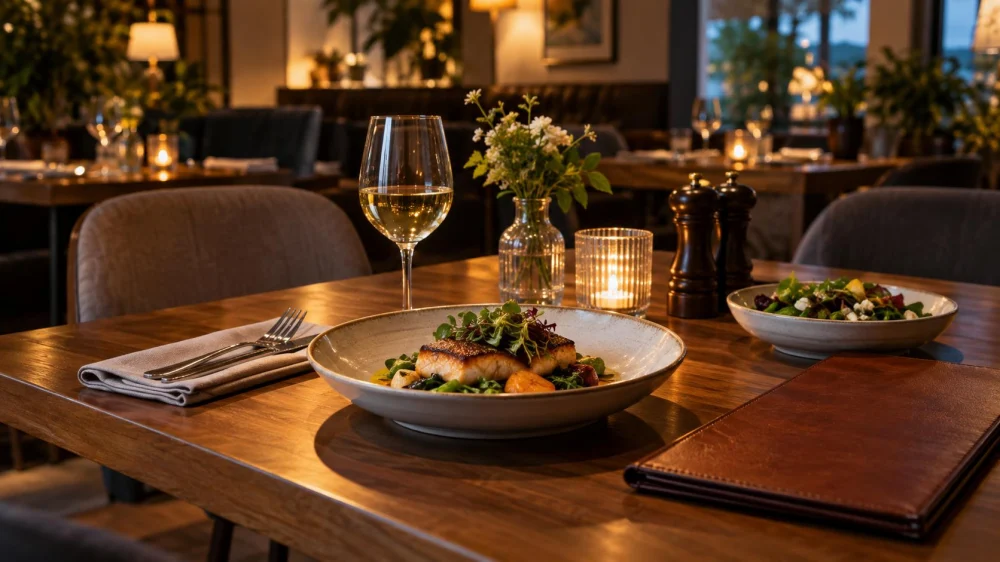 Restaurant Table Lighting: Menus, Photos, and Comfort