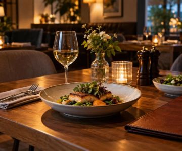 Restaurant Table Lighting: Menus, Photos, and Comfort
