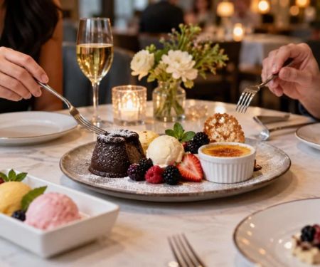 Restaurant Dessert Sharing: Portions, Allergens, and Service